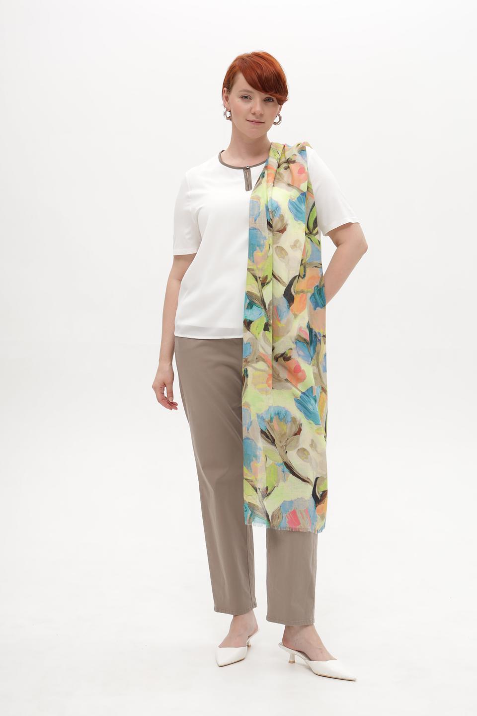 Шарф Fraas с цветочным принтом