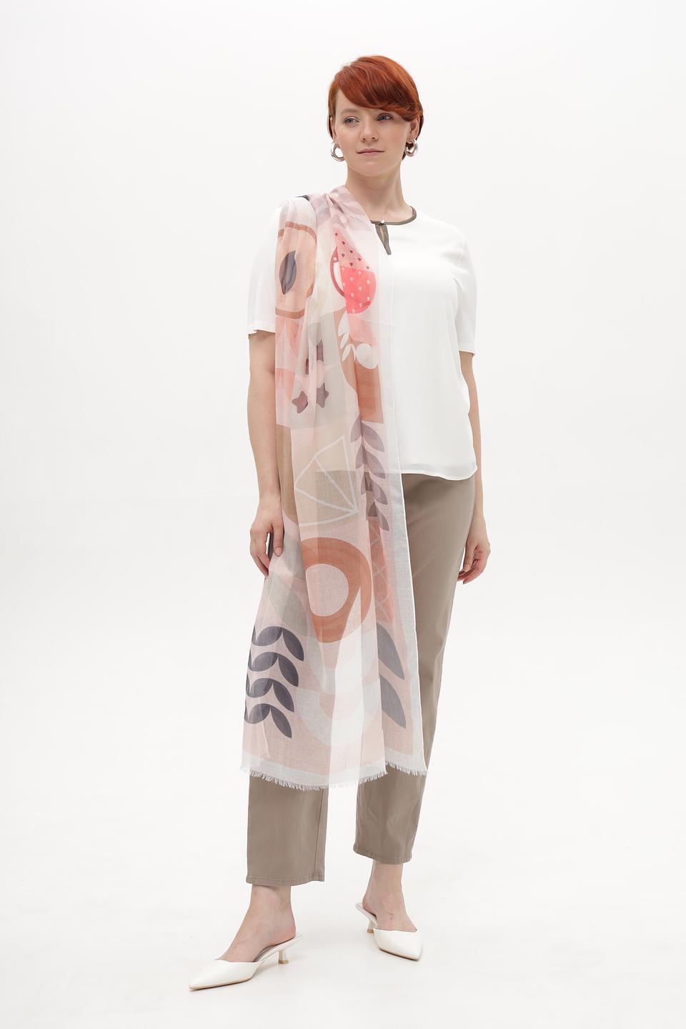 Шарф Fraas с цветочным принтом