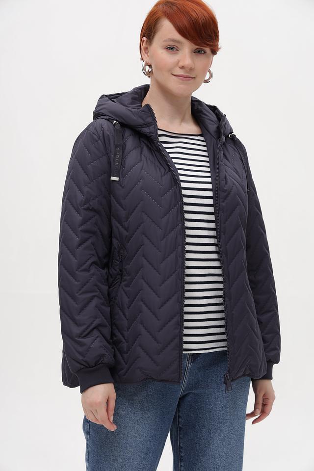 Куртка Lebek стеганая темно-синяя