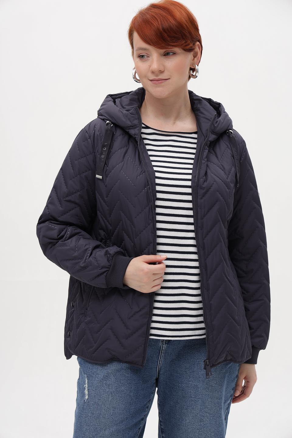 Куртка Lebek стеганая темно-синяя