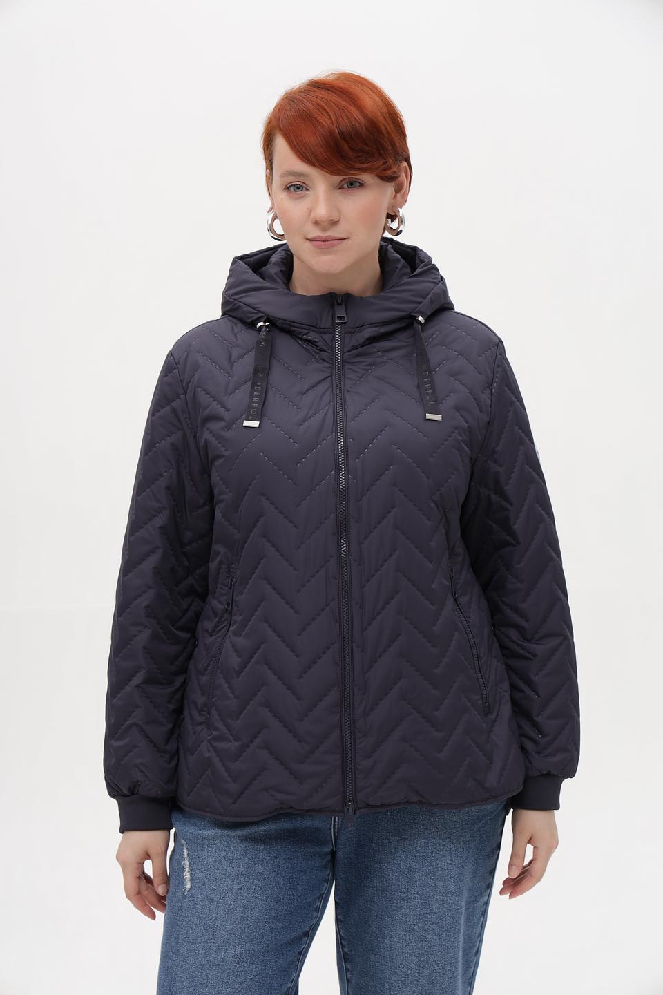 Куртка Lebek стеганая темно-синяя
