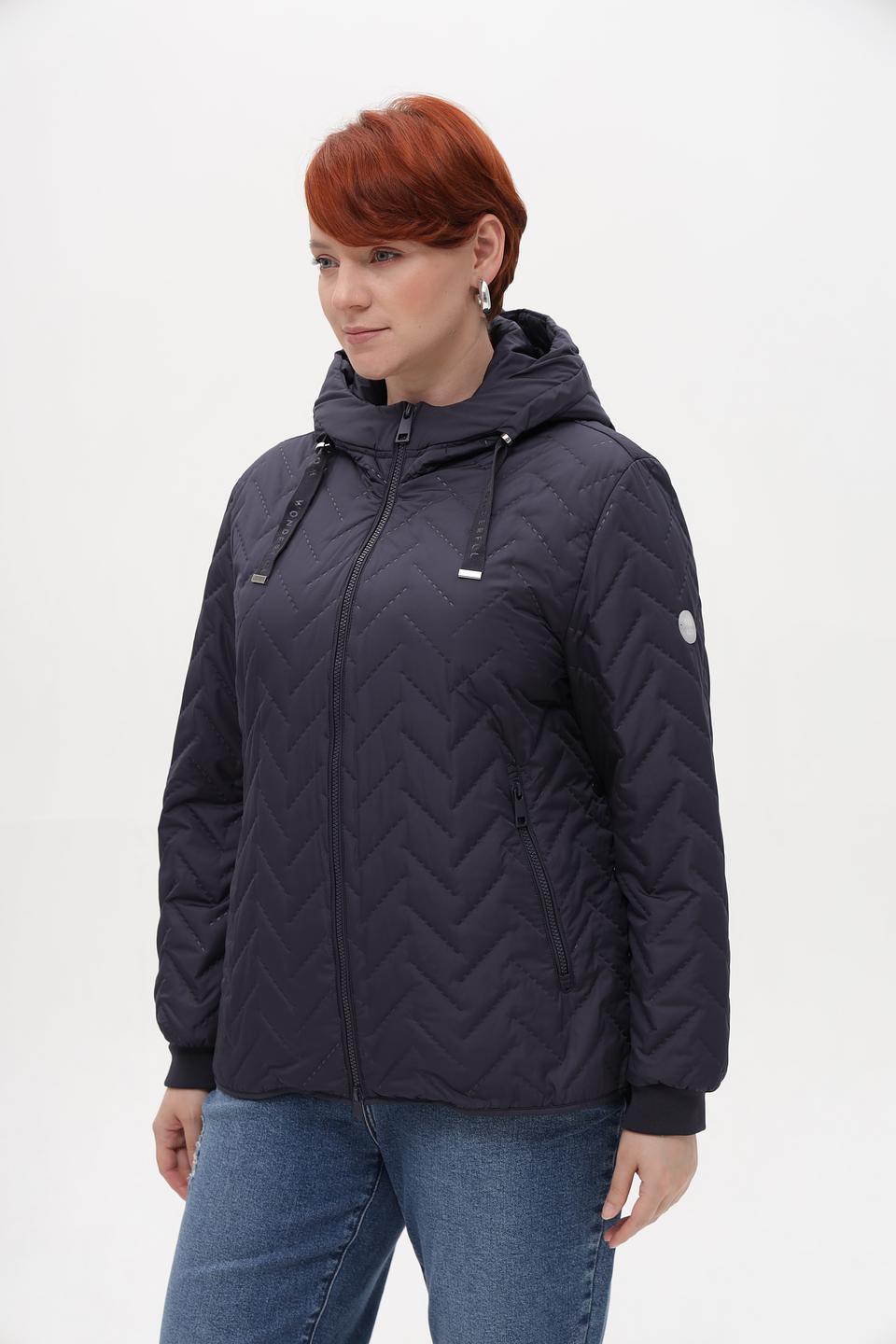 Куртка Lebek стеганая темно-синяя