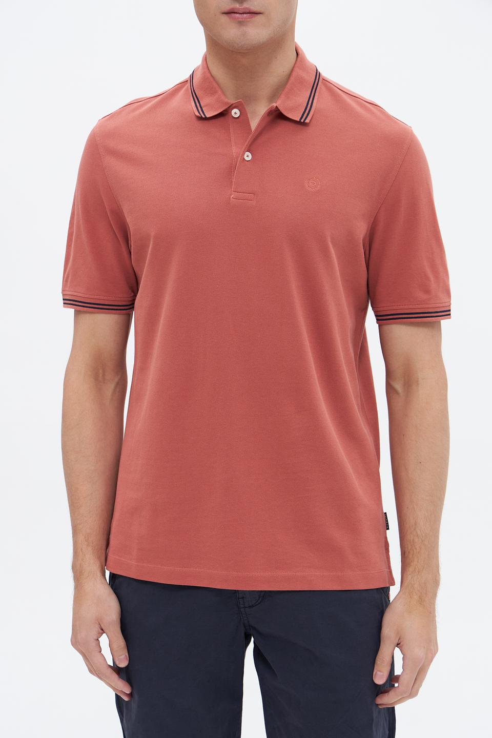 Поло Bugatti терракотовый