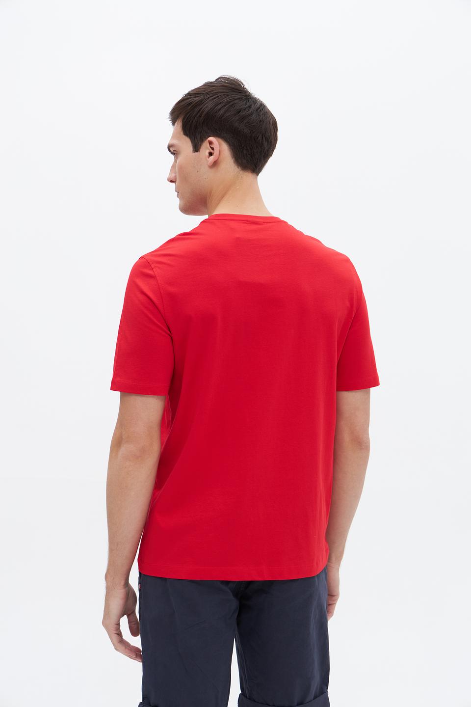 Футболка Bugatti красный логотип