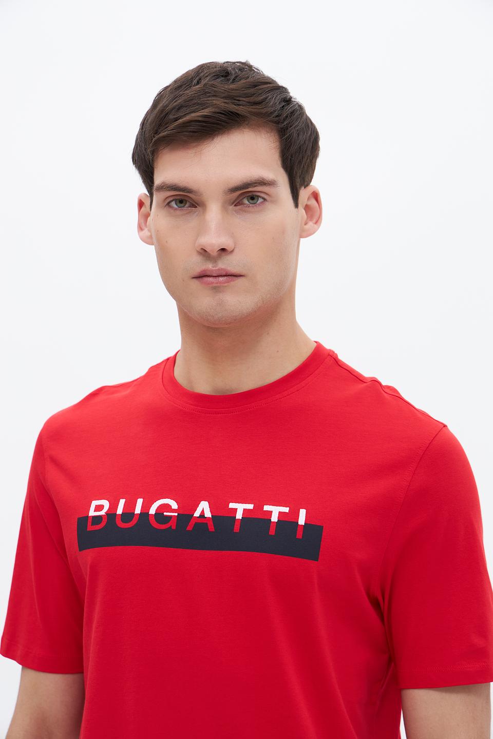 Футболка Bugatti красный логотип