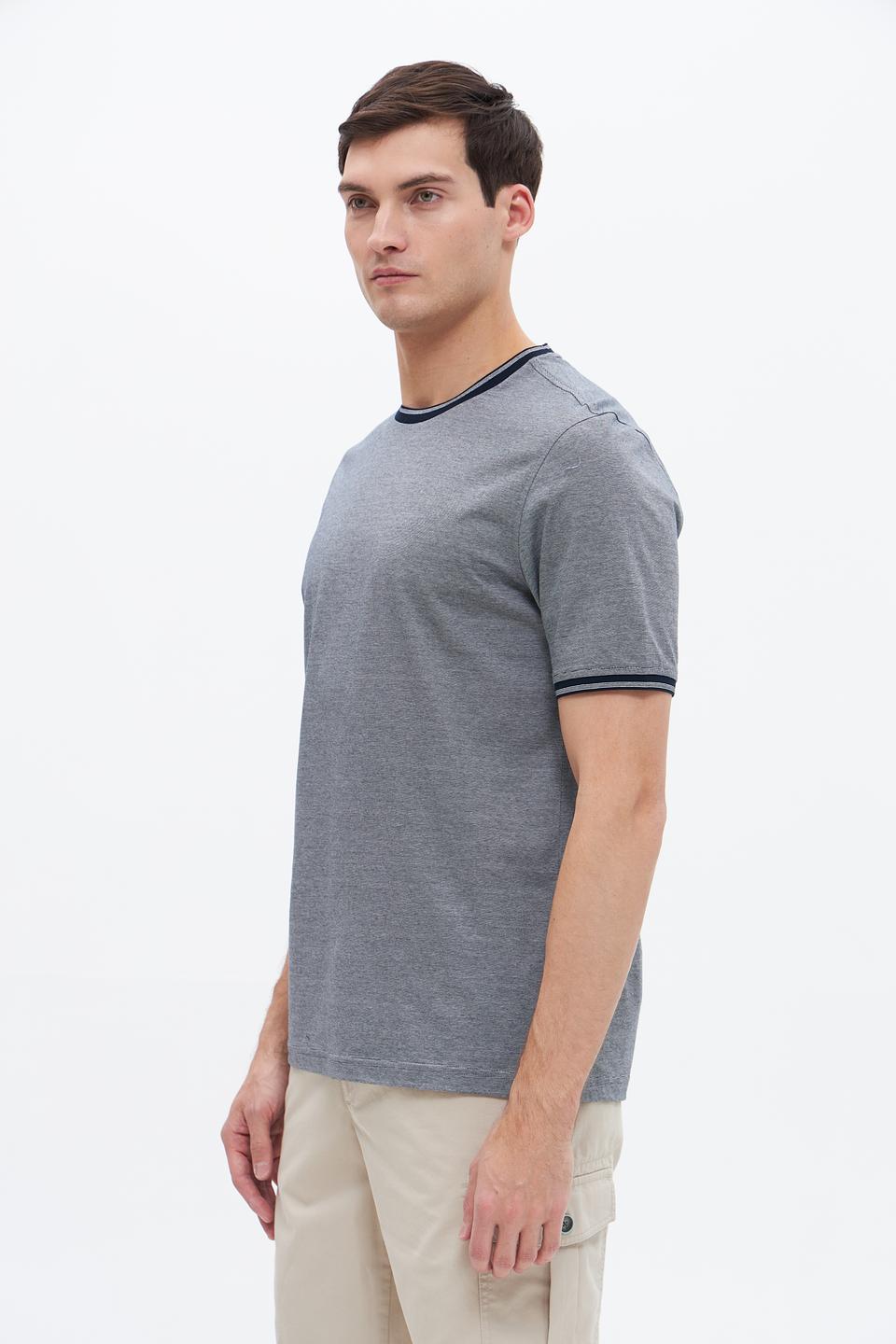 Футболка Bugatti с полоской серый