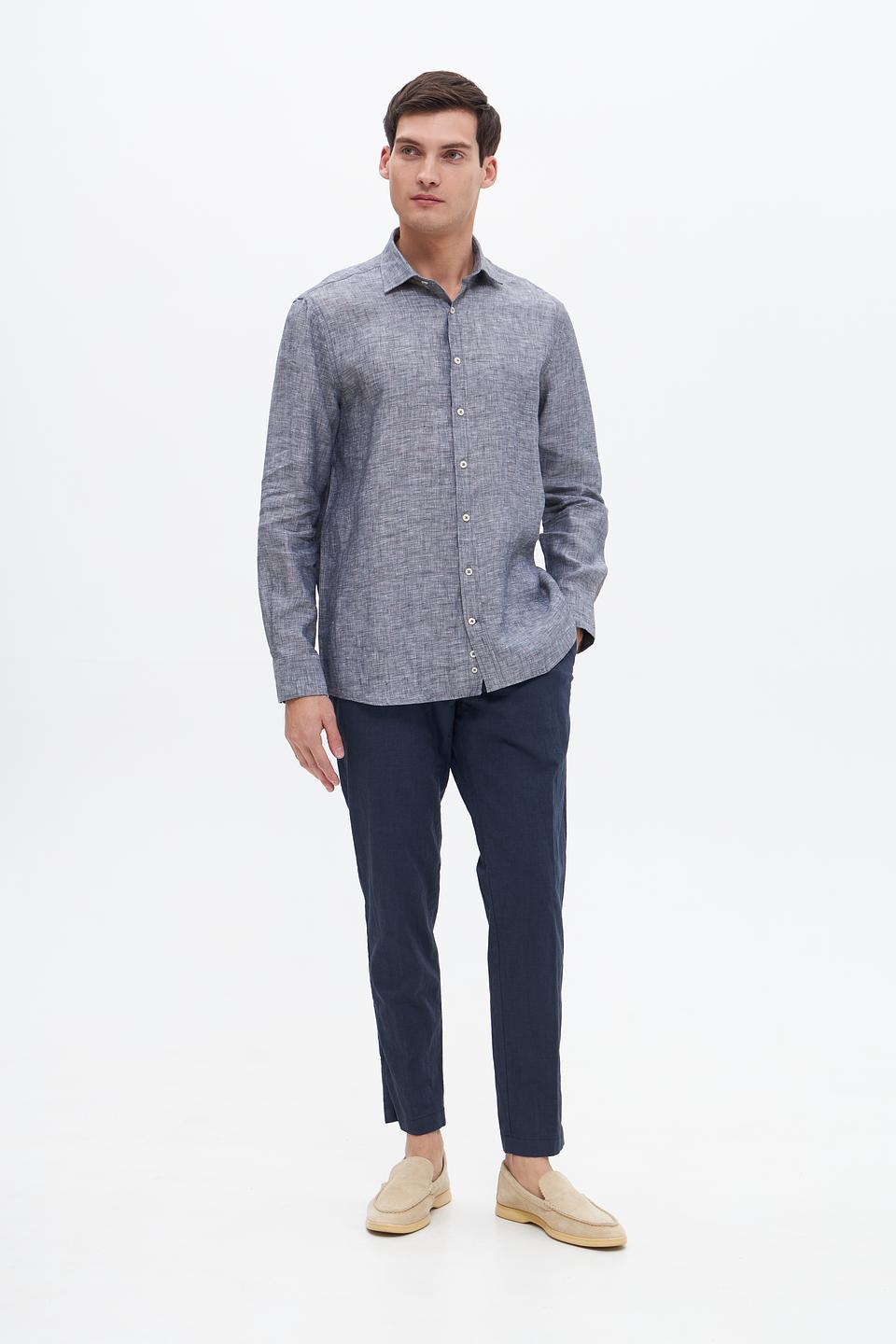 Рубашка Bugatti лен