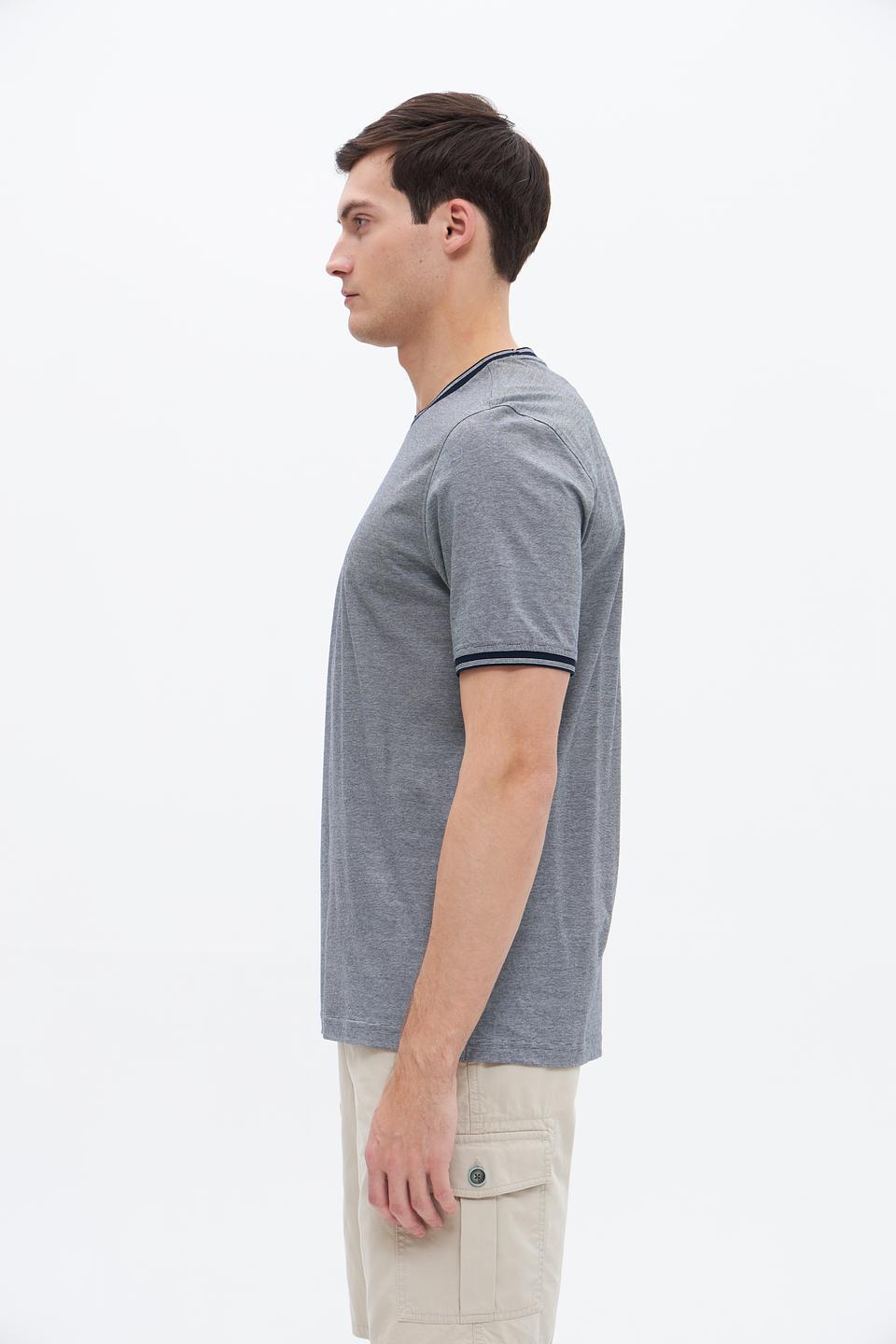 Футболка Bugatti с полоской серый