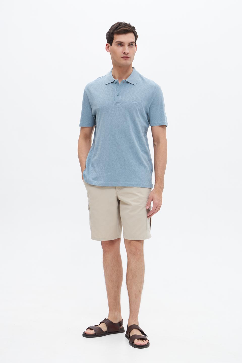 Поло Marc O Polo DENIM голубое