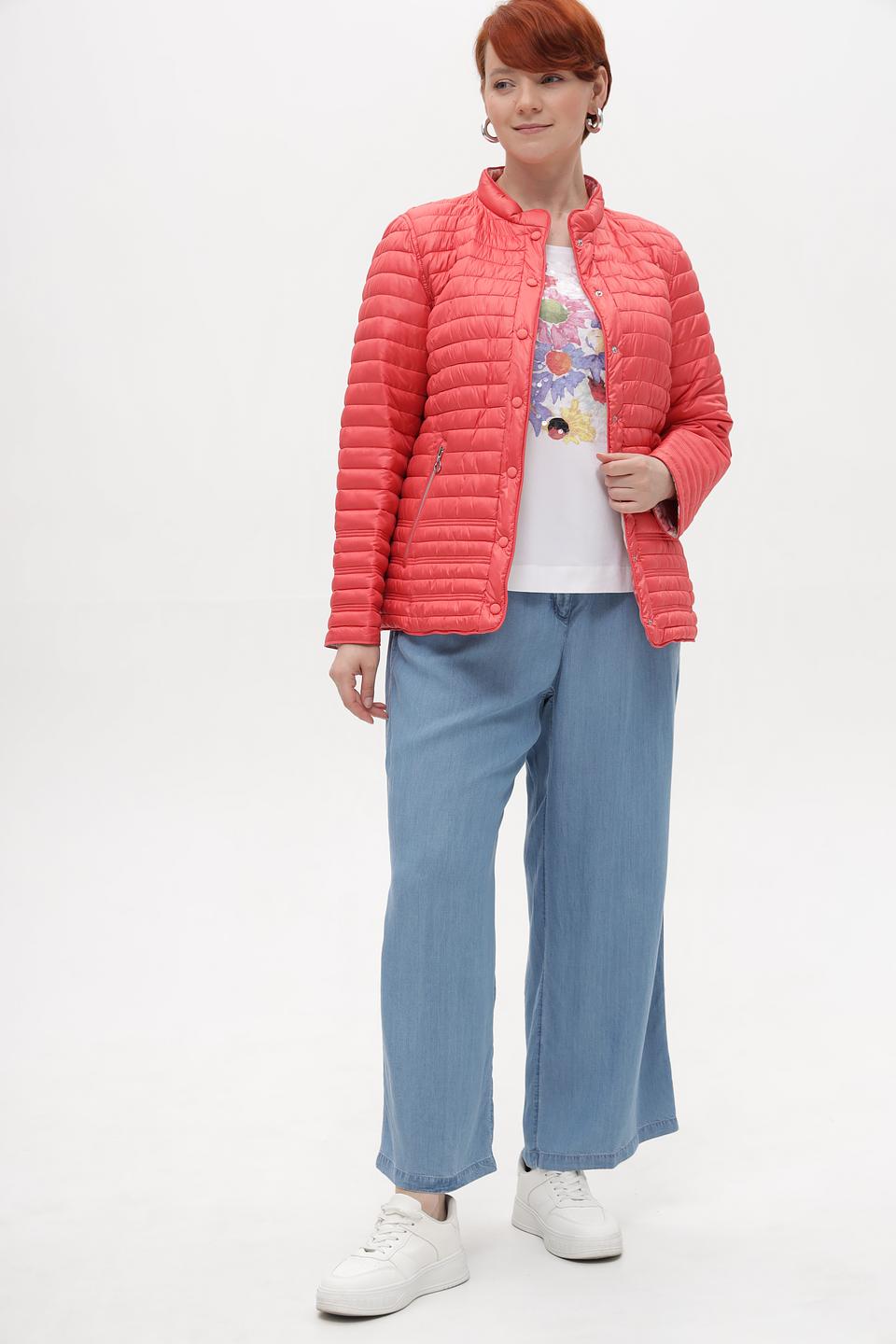 Куртка Lebek стеганая розовая