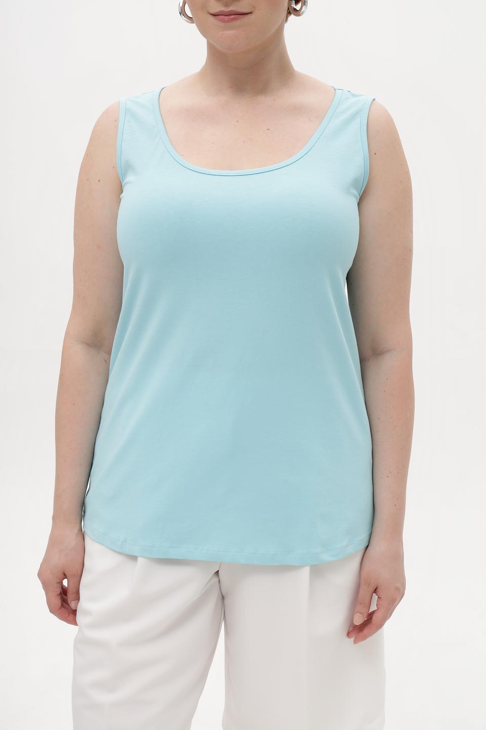 Топ Lebek на бретелях мятный