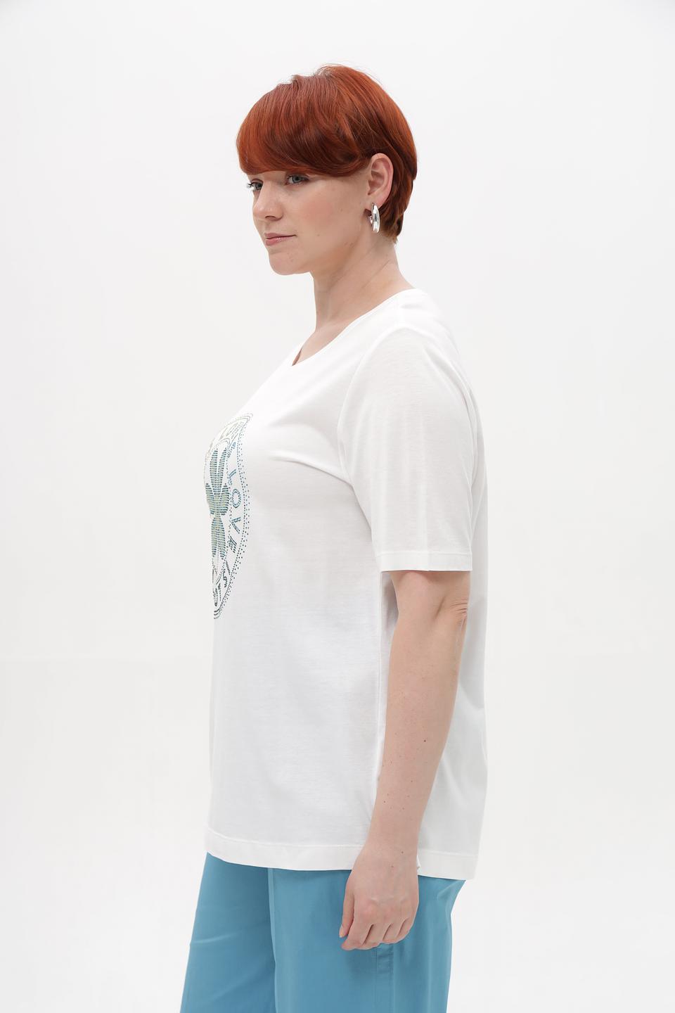 Футболка Via Appia с цветочным принтом