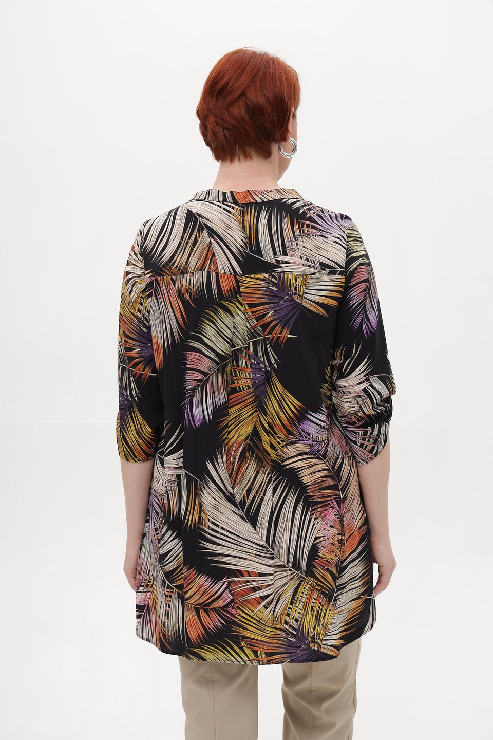 Блузка Doris Streich с тропическим принтом