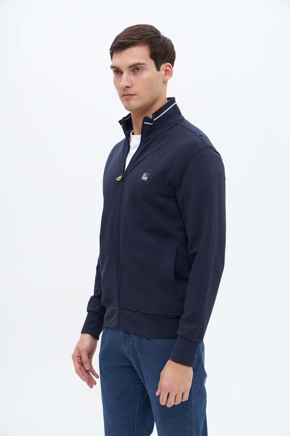 Кардиган Granchio мужской тёмно-синий