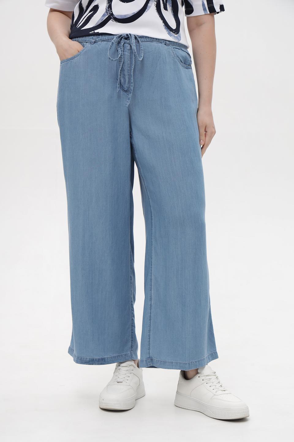 Джинсы Samoon палаццо голубые