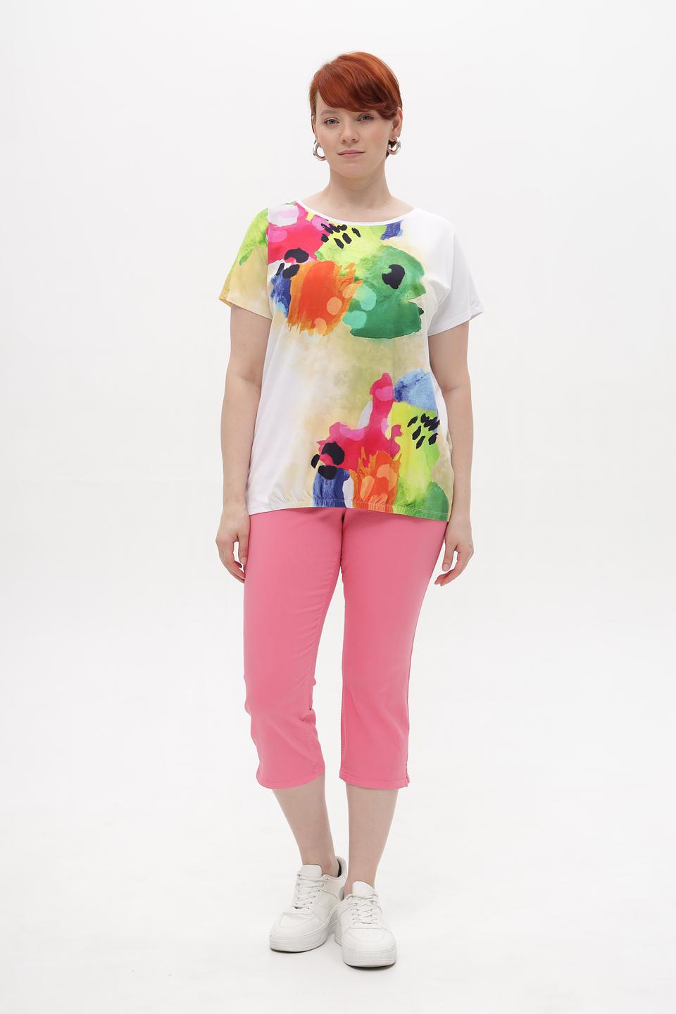 Футболка Samoon с цветочным принтом