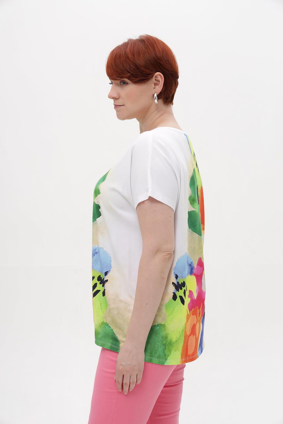 Футболка Samoon с цветочным принтом