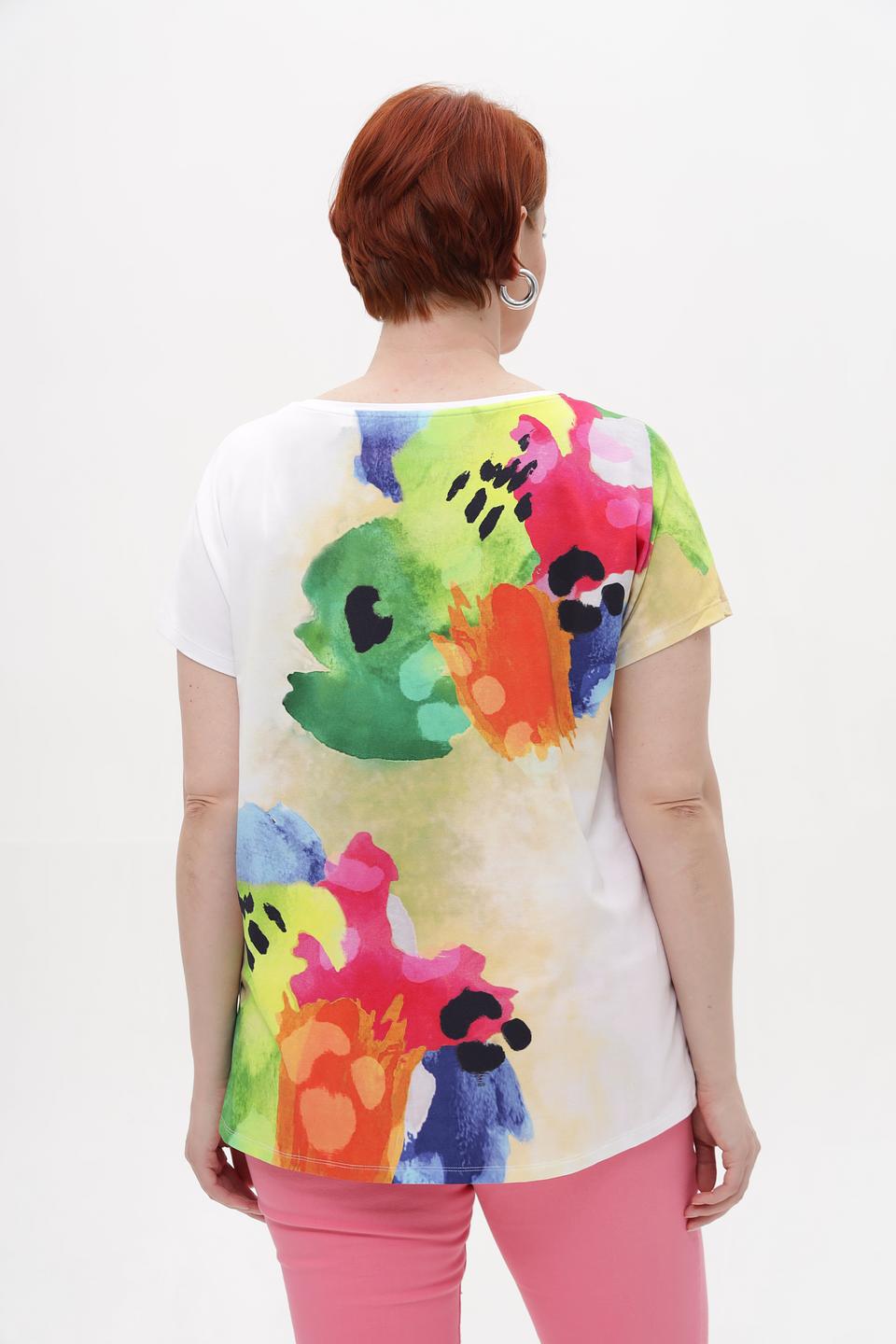 Футболка Samoon с цветочным принтом