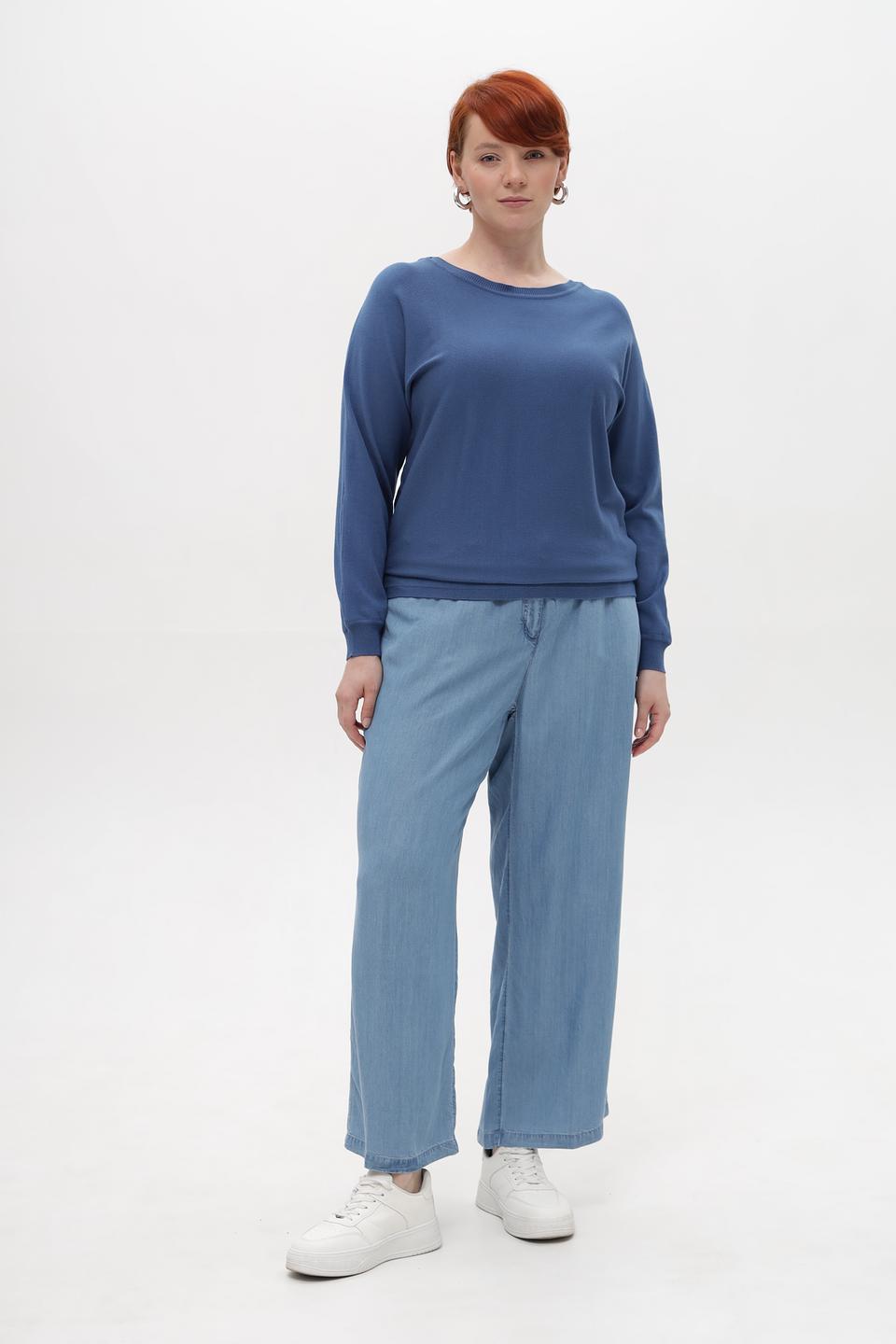 Пуловер Lebek женский голубой