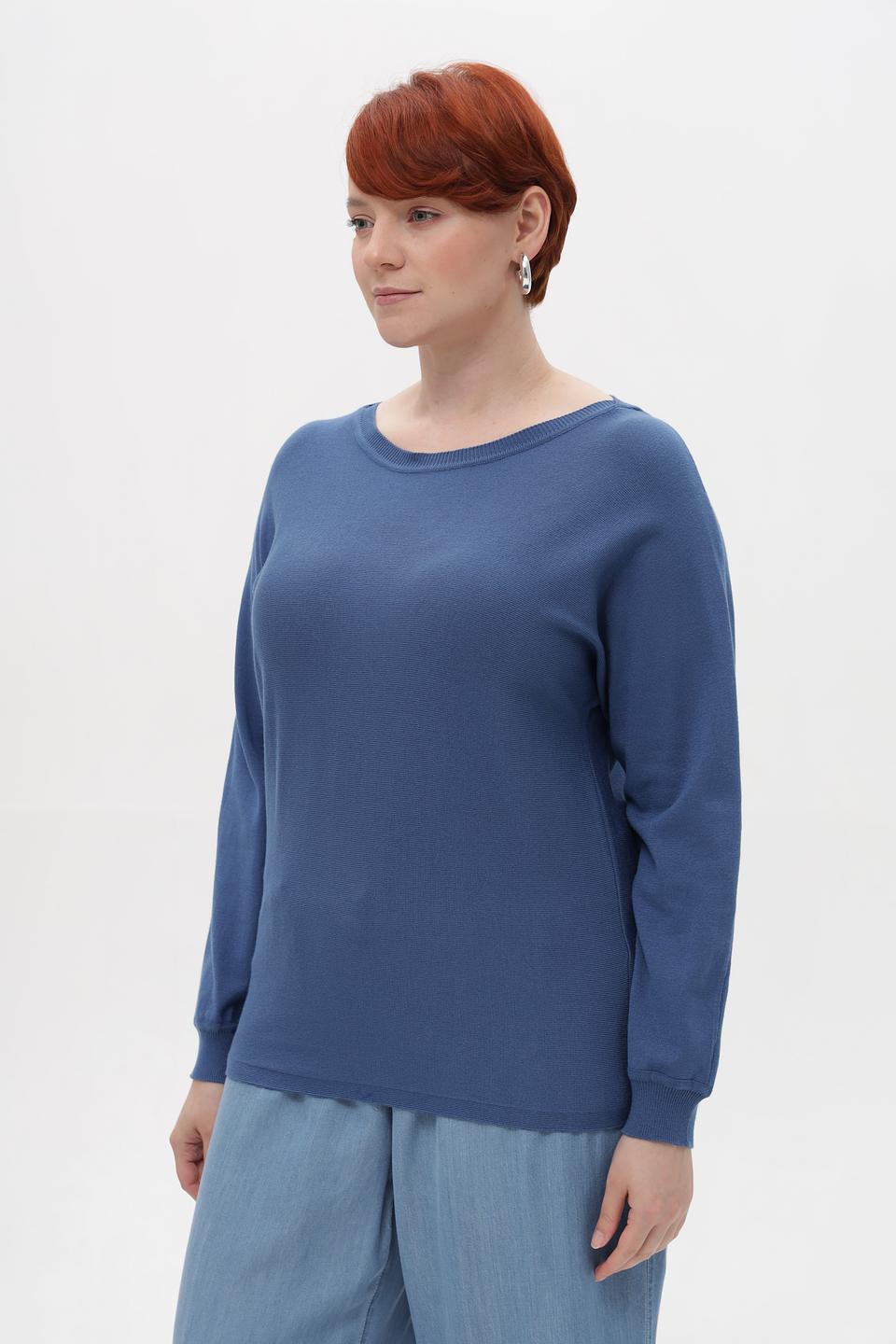 Пуловер Lebek женский голубой
