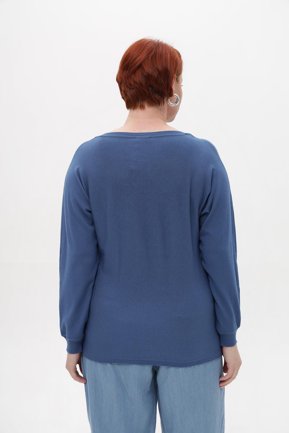 Пуловер Lebek женский голубой