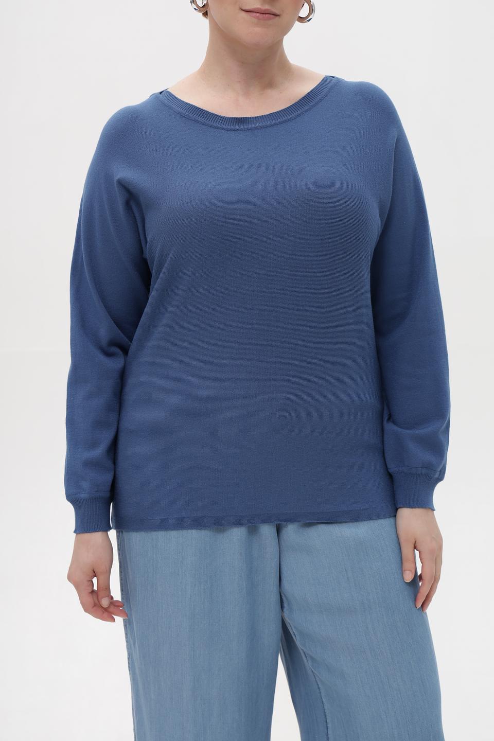 Пуловер Lebek женский голубой