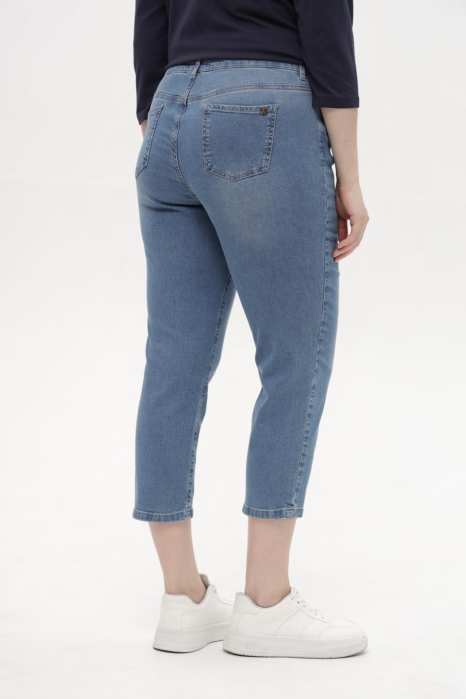 Джинсы укороченные Lebek голубые