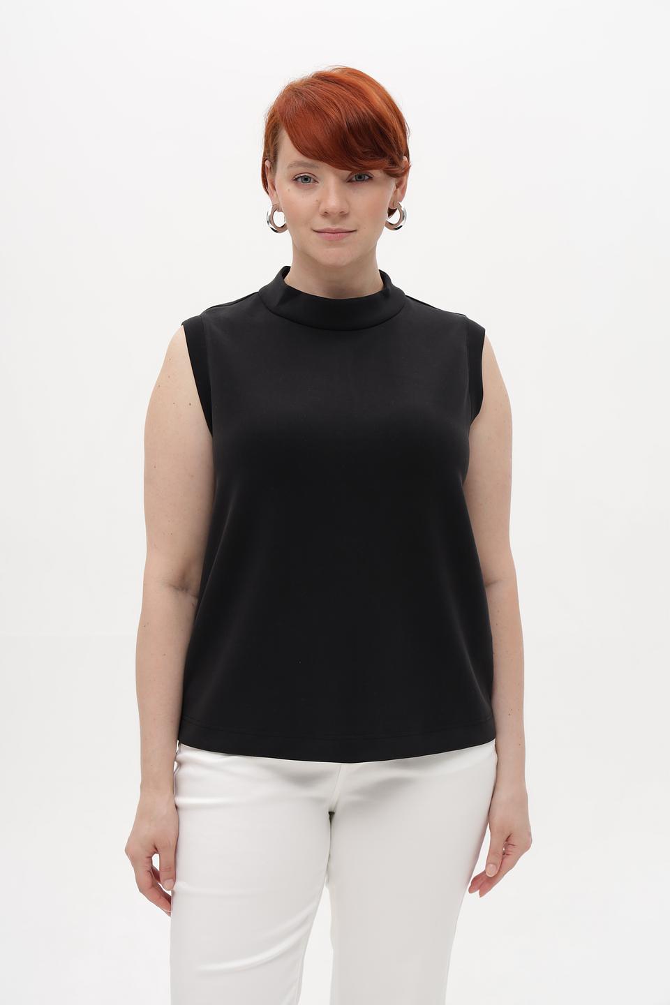 Топ Gerry Weber чёрный с горловиной