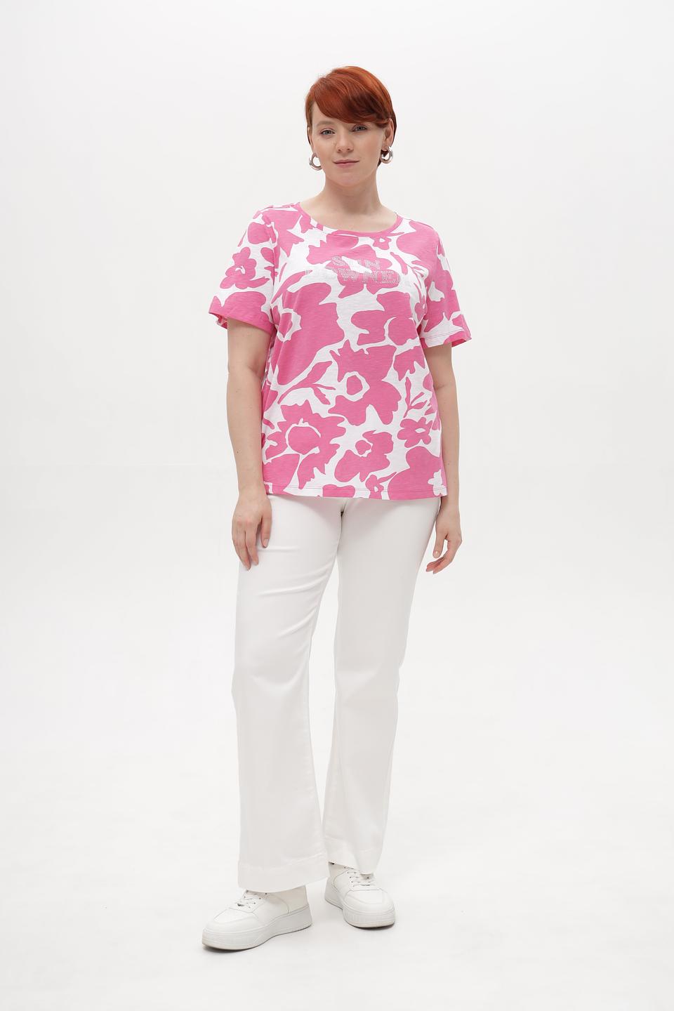 Футболка Samoon с цветочным принтом