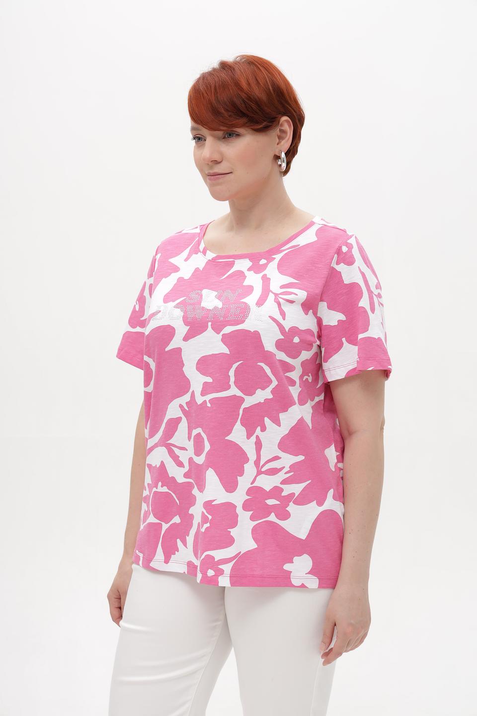 Футболка Samoon с цветочным принтом