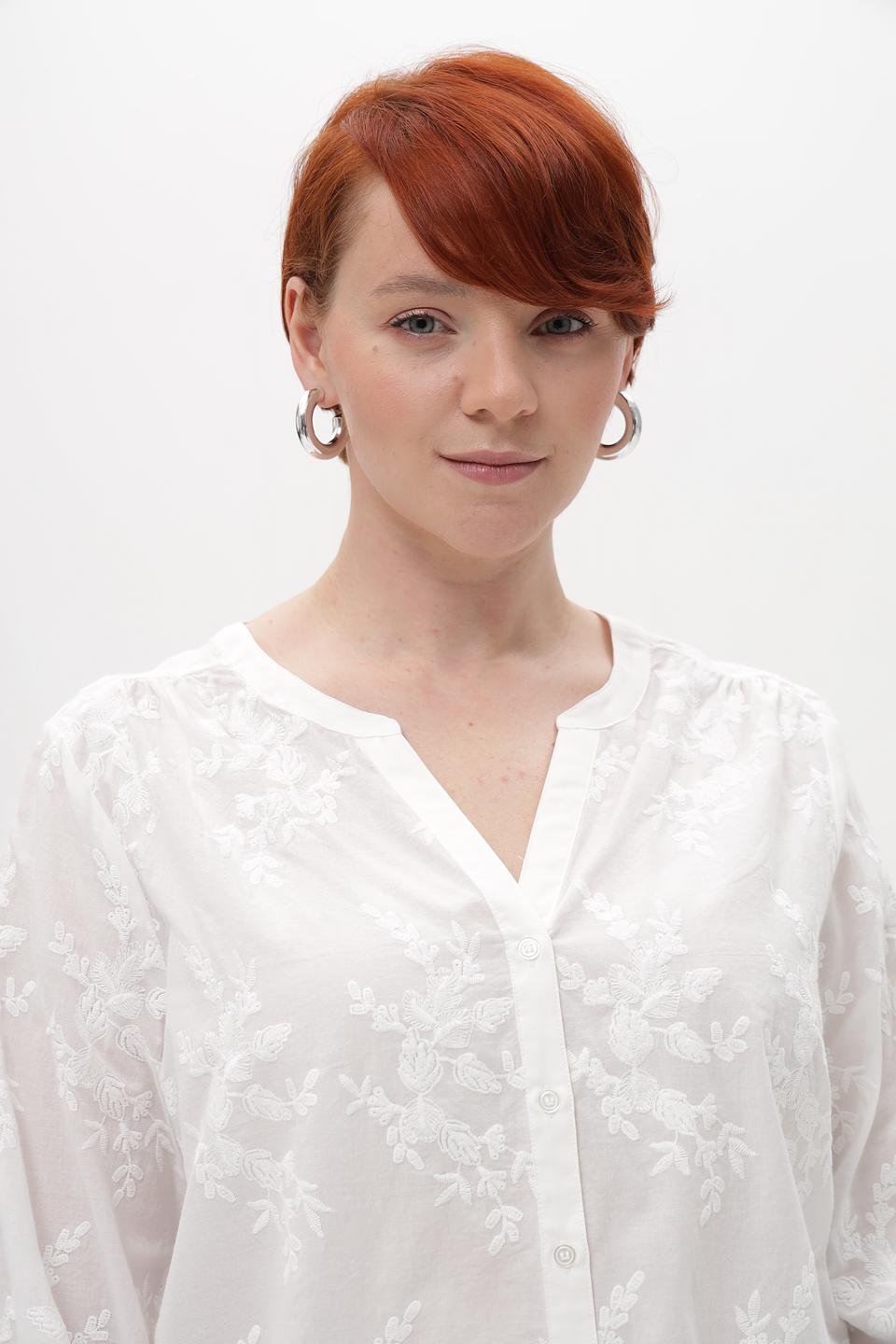 Блузка Via Appia с вышивкой