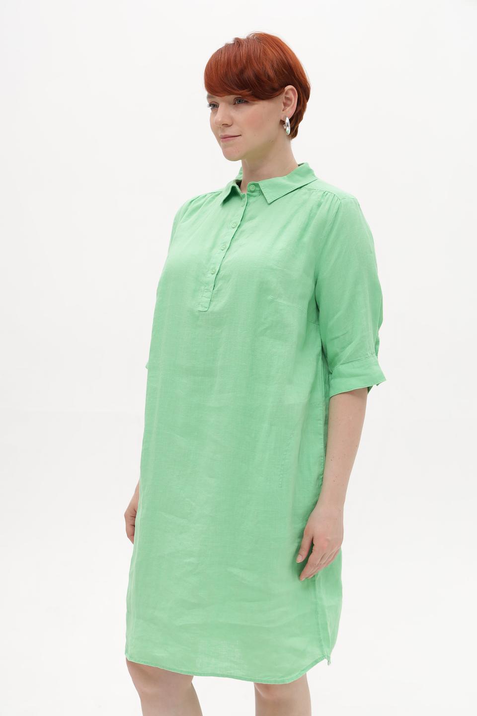 Платье льняное Lebek мятное