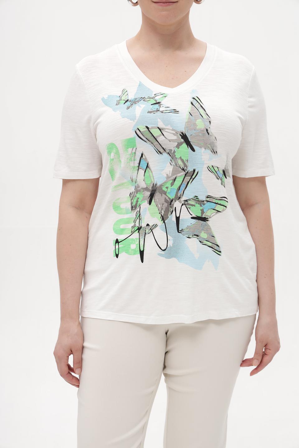 Футболка Barbara Lebek с принтом