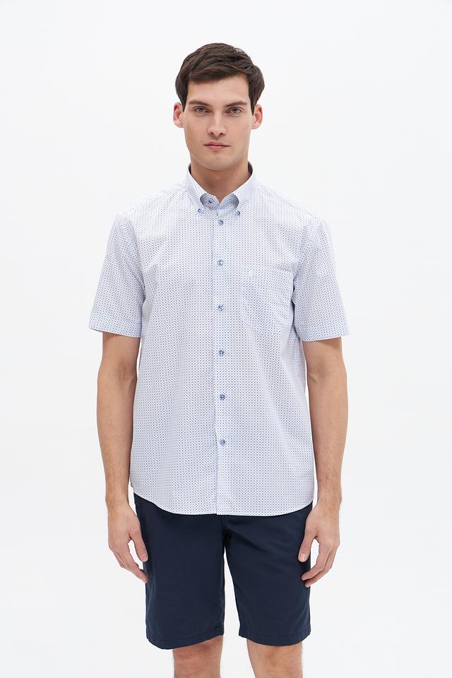 Рубашка кр Sea Barrier в горошек