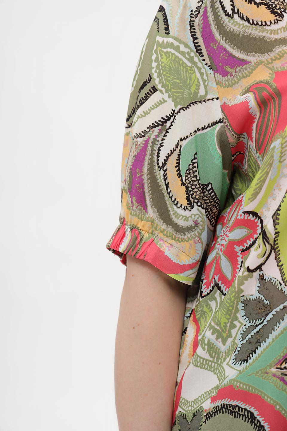 Блуза Bianca с цветочным принтом