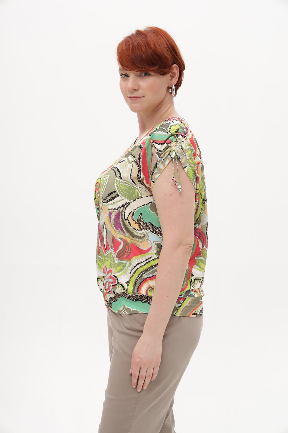 Блуза Bianca с цветочным принтом