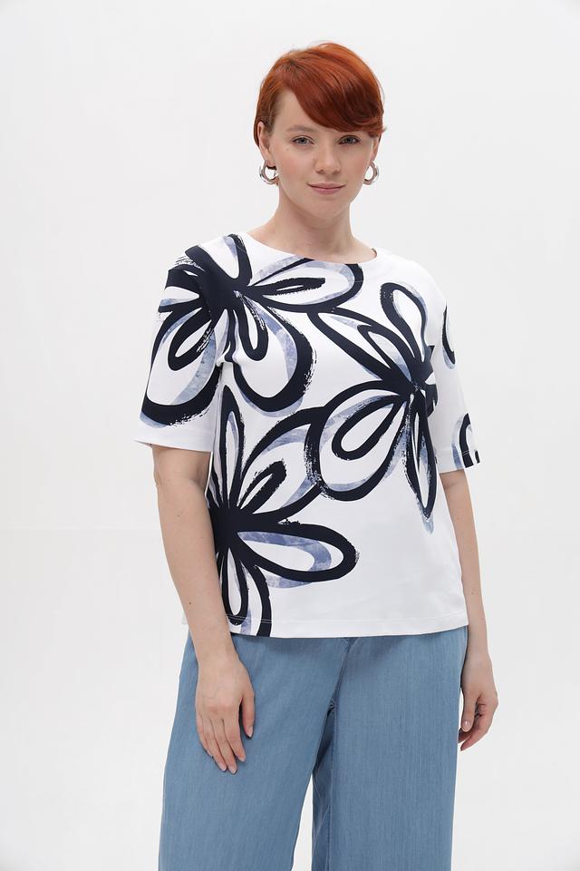 Футболка Rabe collection с цветами