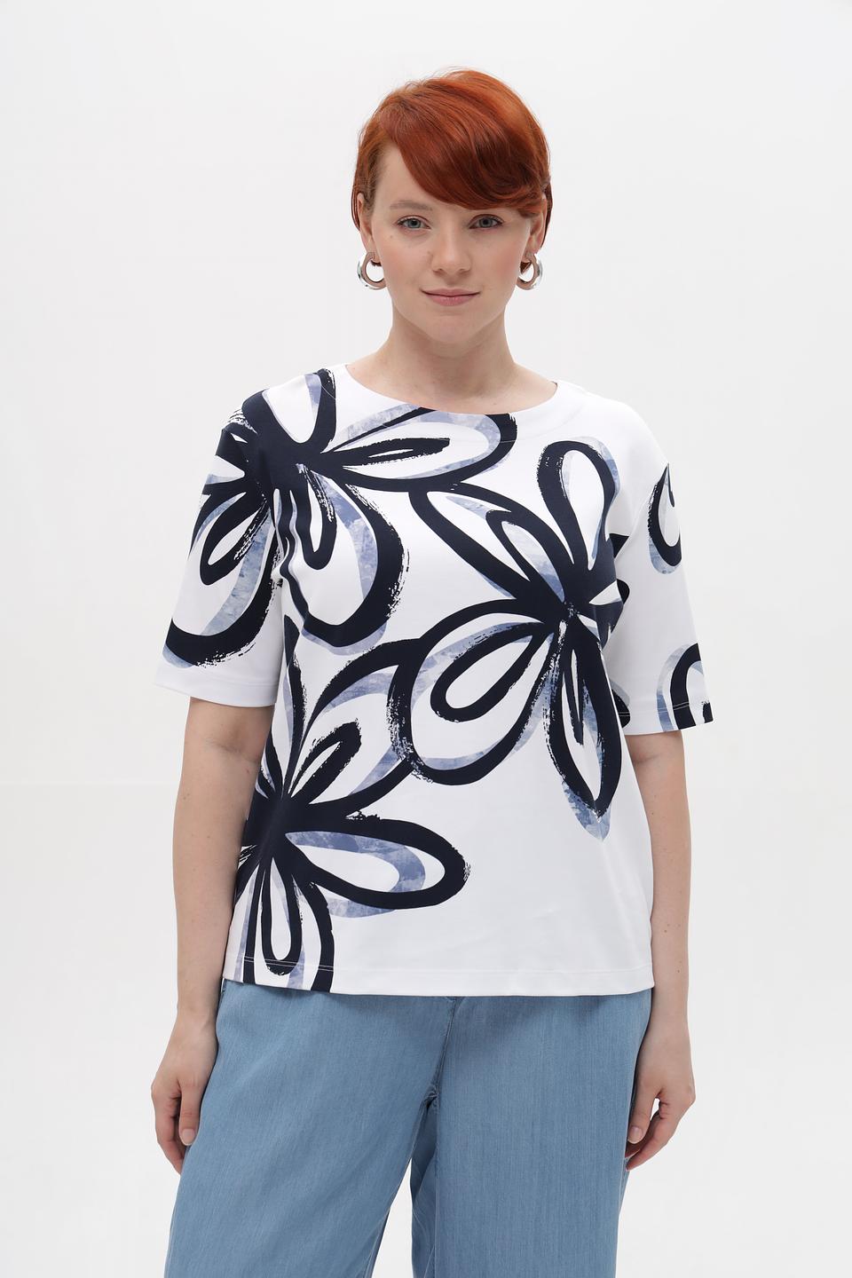 Футболка Rabe collection с цветами