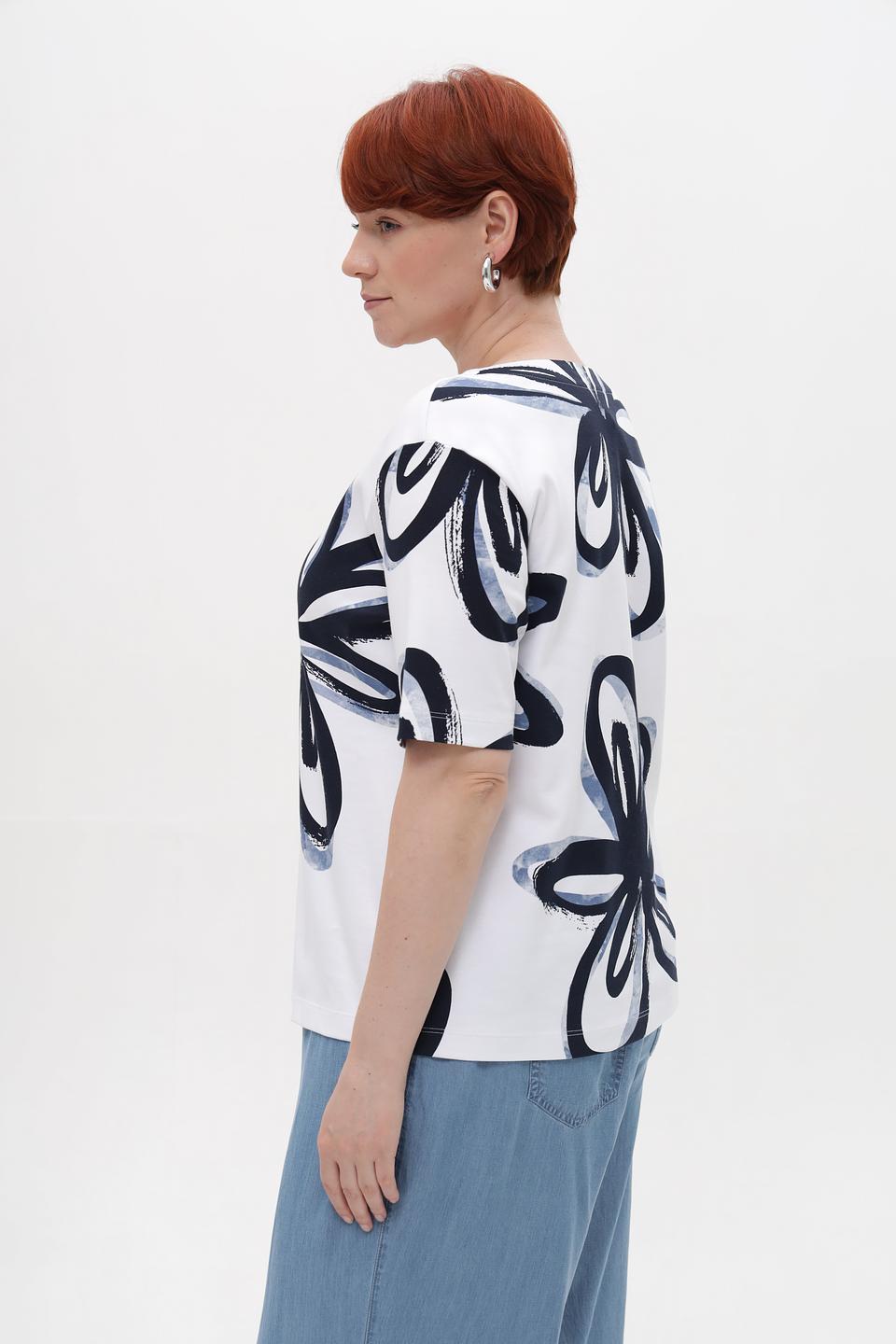 Футболка Rabe collection с цветами