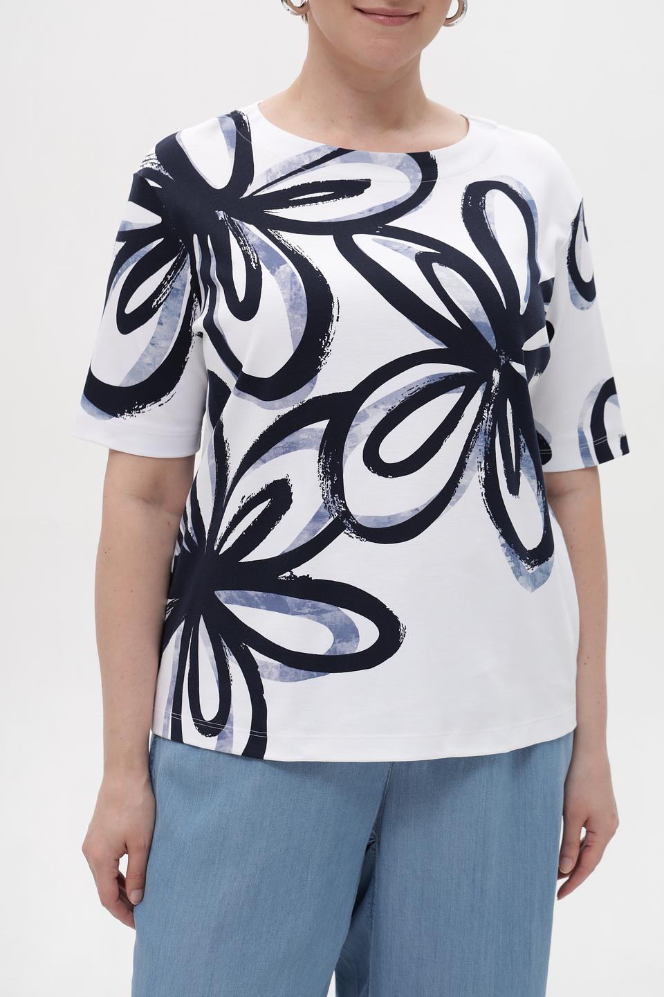 Футболка Rabe collection с цветами