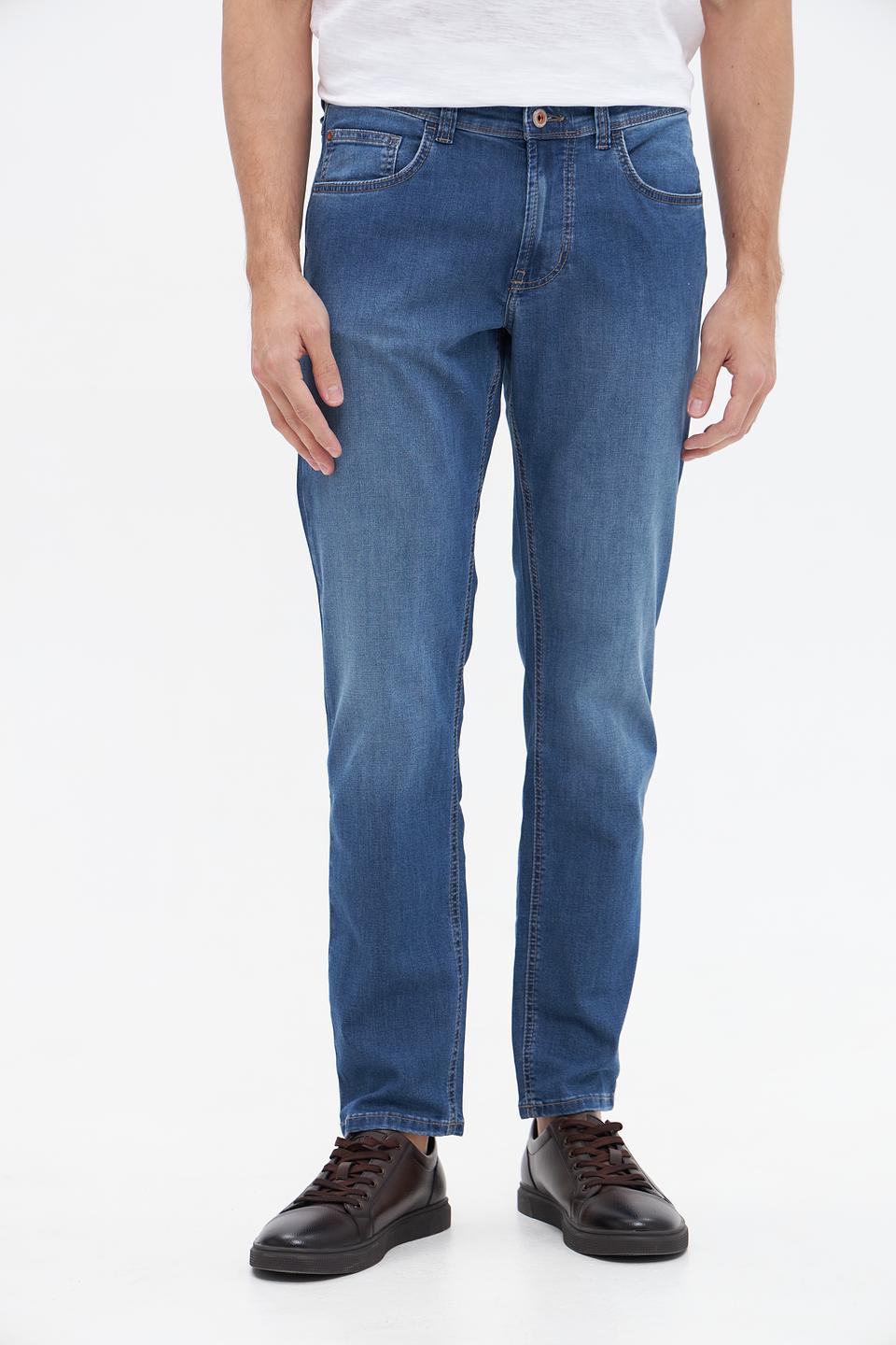 Джинсы Hattric синие slim fit