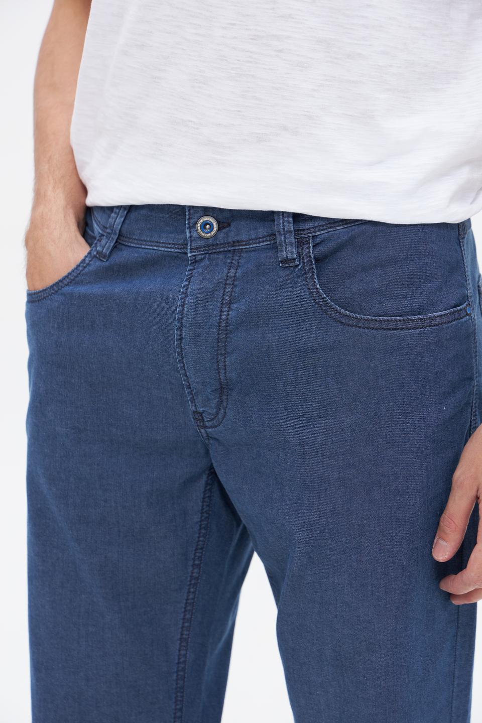 Джинсы Hattric классического кроя синие