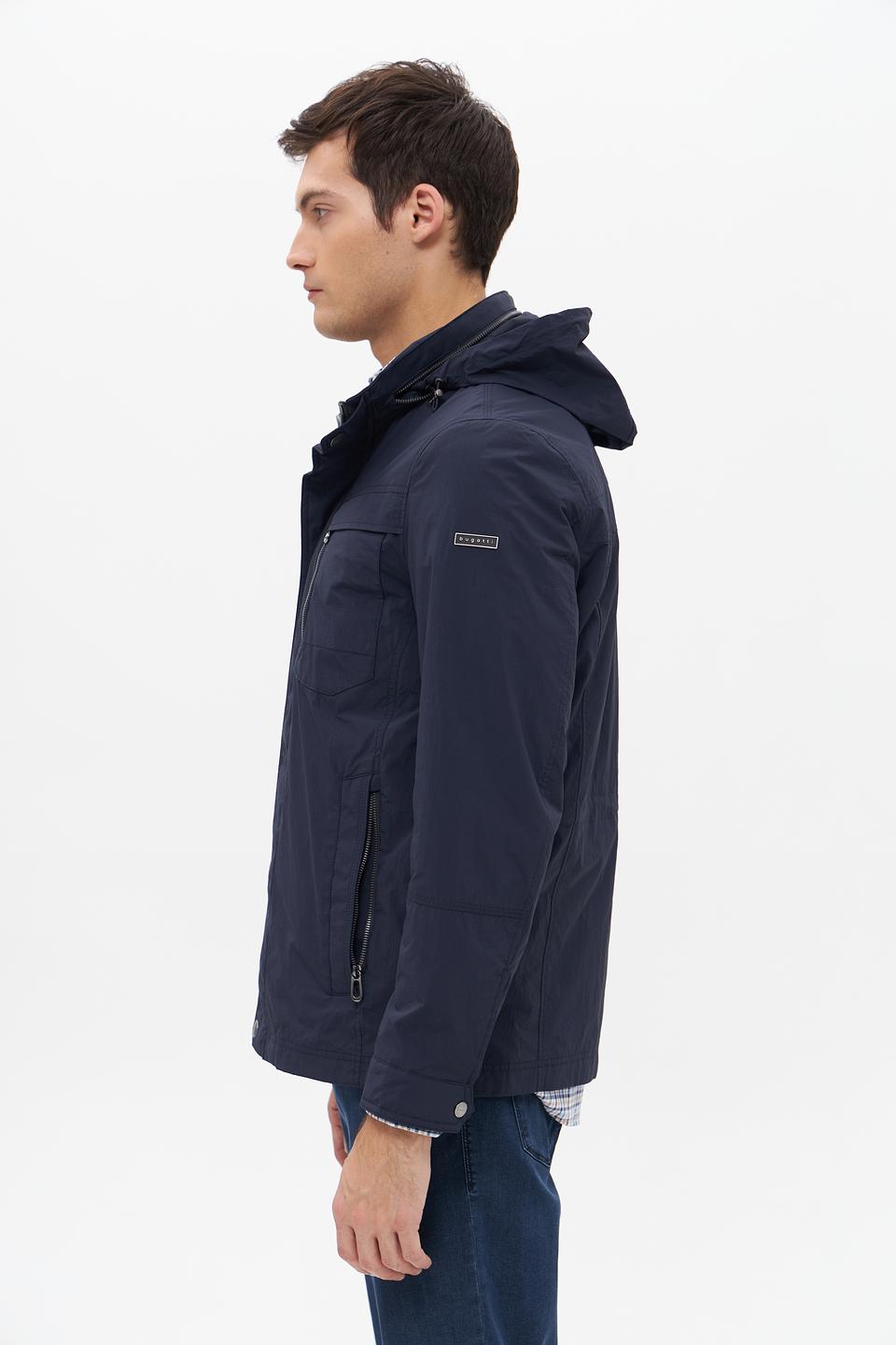 Куртка Bugatti синяя с капюшоном