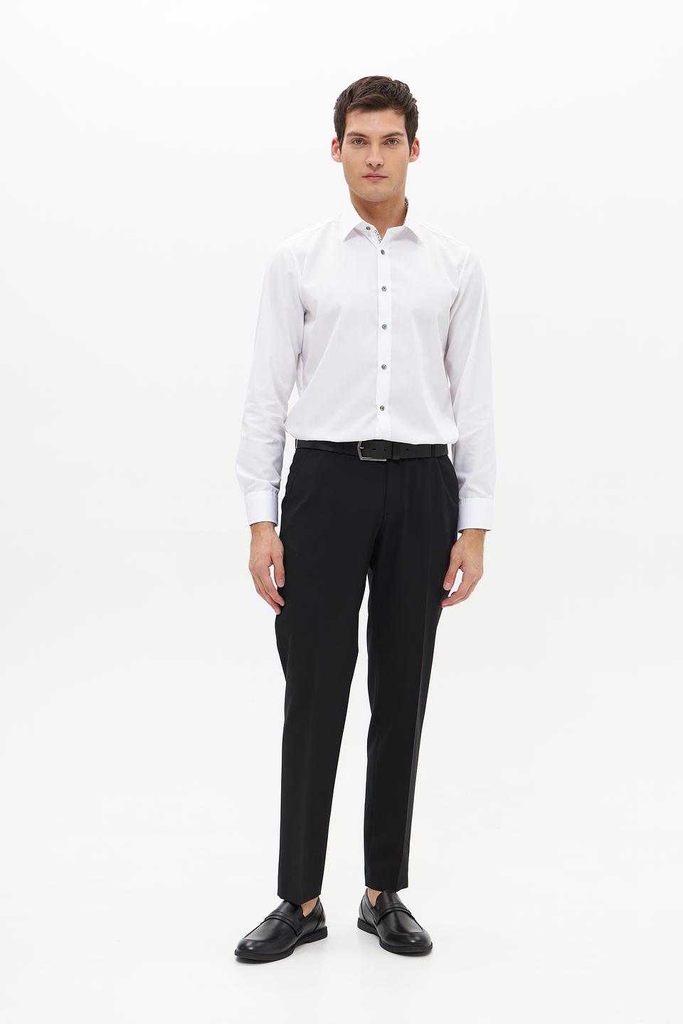 Брюки классические Bugatti чёрные