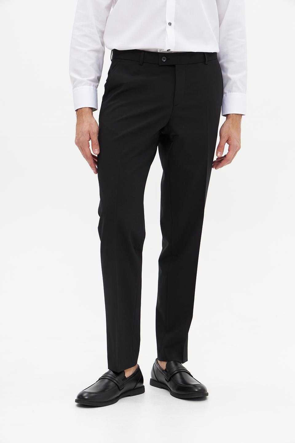 Брюки классические Bugatti чёрные