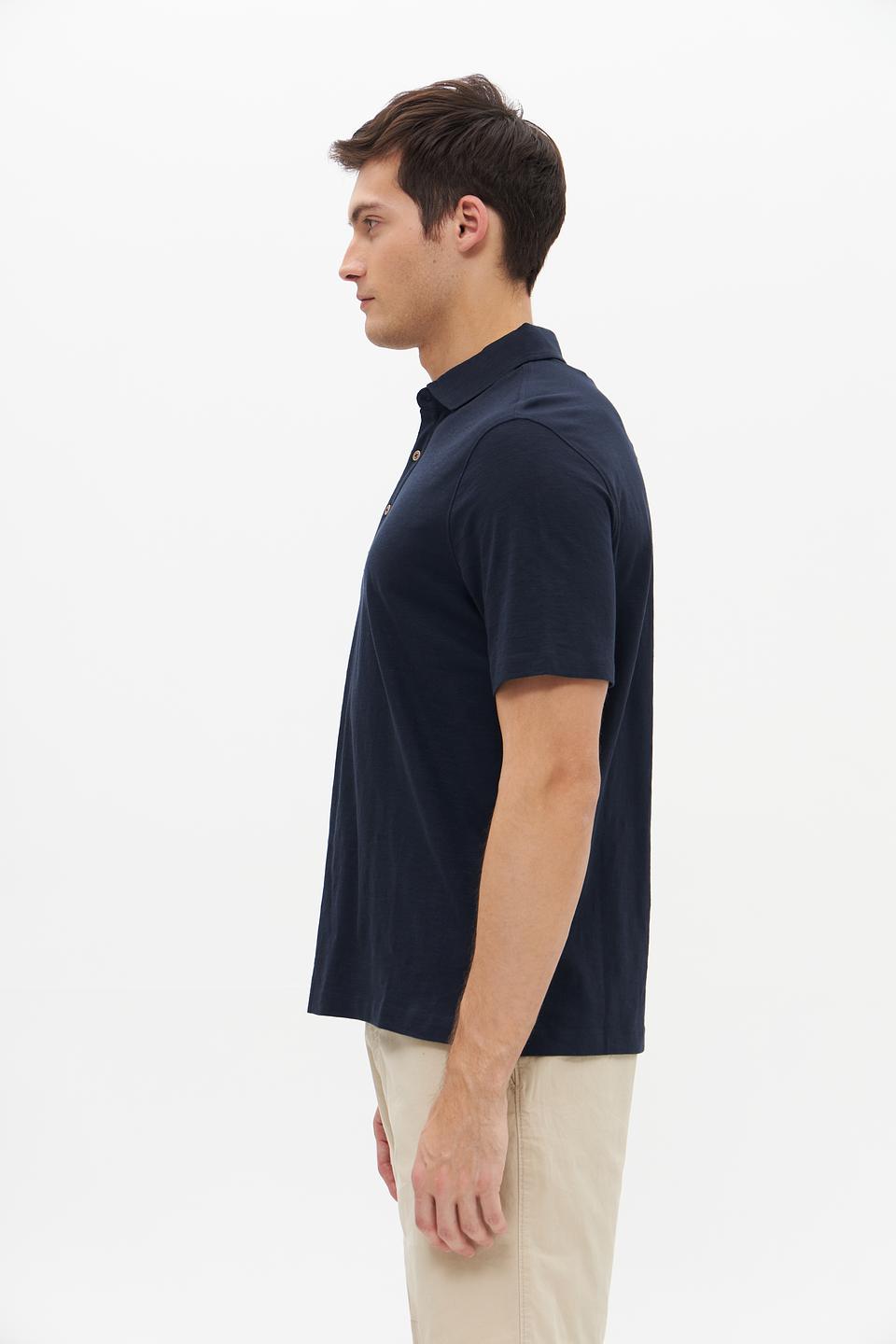 Поло Bugatti темно-синее