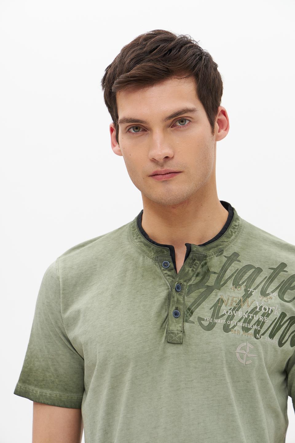 Футболка Casa Moda с принтом хаки