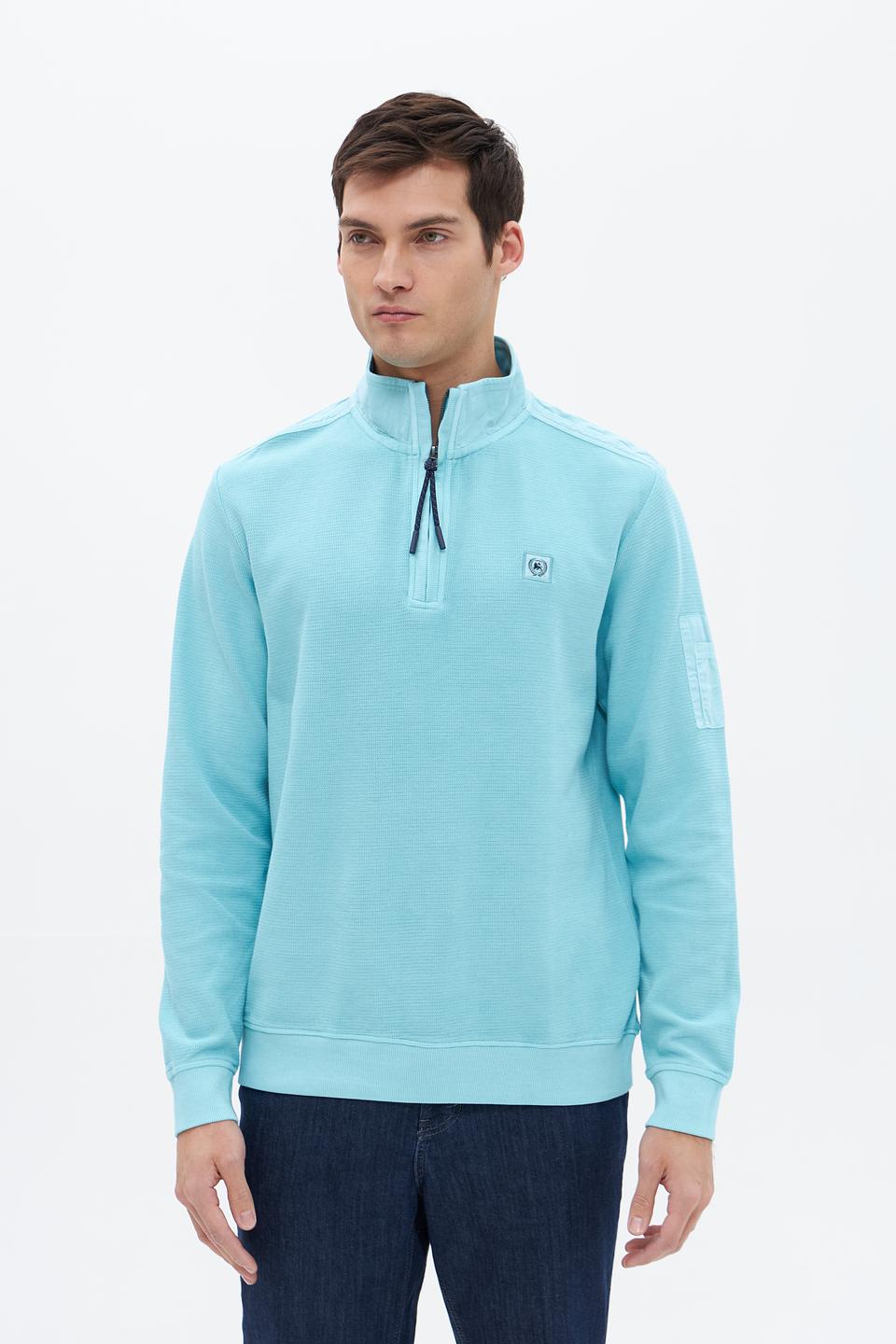 Джемпер Lerros с молнией бирюзовый