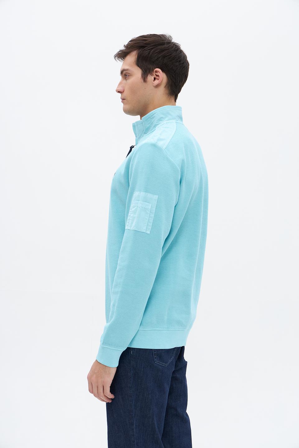 Джемпер Lerros с молнией бирюзовый