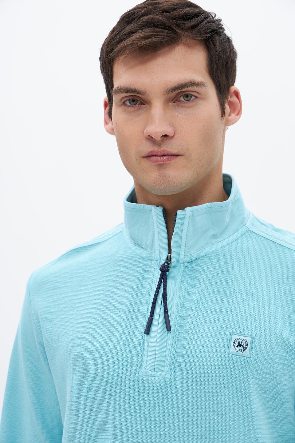 Джемпер Lerros с молнией бирюзовый